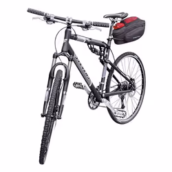 KLICKfix Contour Magnum Posteriore Borsa da bicicletta 6 L Vinile Nero