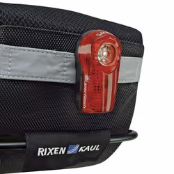 KLICKfix Contour Magnum Posteriore Borsa da bicicletta 6 L Vinile Nero - Vista aggiuntiva 4