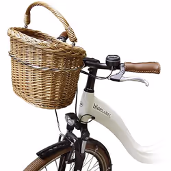 KLICKfix Wicker Basket Mini Frontale Cestino per biciclette 13 L Legno - Vista aggiuntiva 2