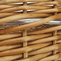 KLICKfix Wicker Basket Mini Frontale Cestino per biciclette 13 L Legno - Vista aggiuntiva 3