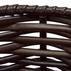 KLICKfix Structura Oval Frontale Cestino per biciclette 16 L Metallo, Plastica Nero, Marrone
