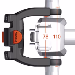 KLICKfix 0211EB ricambio e accessorio per biciclette Adattatore per montaggio su manubrio - Vista aggiuntiva 4