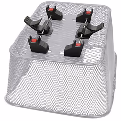 KLICKfix Structura GT Posteriore Cestino per biciclette 18 L Grigio - Vista aggiuntiva 4