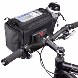 KLICKfix Aventour Sport Frontale Borsa da bicicletta 7 L Nero - Vista aggiuntiva 5