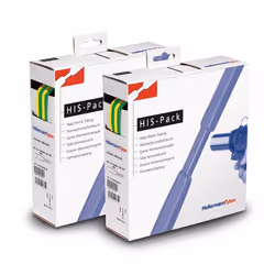 Hellermann Tyton 300-30647, Tubo termorestringente, Poliolefine, Verde, Giallo