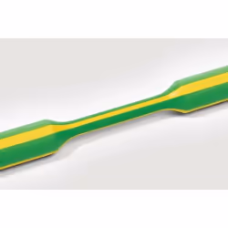Hellermann Tyton 319-01207, Tubo termorestringente, Poliolefine, Verde, Giallo, 10 pz
