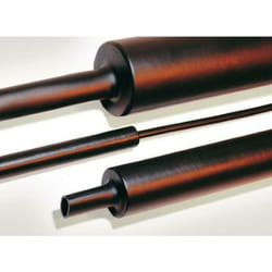 Hellermanntyton - 323-50750 Termoretraibile con colla Nero 75 mm 22 mm Restringimento:4:1 1 m