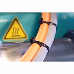 Hellermann Tyton T18L fascetta Poliammide Nero 100 pz - Vista aggiuntiva 4