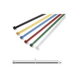 Hellermann Tyton 115-00002 fascetta Poliammide Nero 25 pz