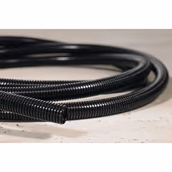 Hellermann Tyton HG-LW11-PA6-BK, Guaina flessibile non metallica a tenuta stagna (LFNC), Nero, 120 °C, IEC 61386, 50 m, 1,1 c ...
