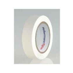 Hellermanntyton - Hellermann tyton helatape flex 15 - nastro isolante in pvc multiuso colore bianco 710-00105