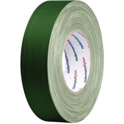Hellermanntyton - Nastro telato HelaTape Tex (l x l) 10 m x 19 mm Verde Tessuto in cotone e poliestere HTAPE-TEX-GN-19X10