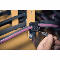 Hellermann Tyton RCA90SM6 fermacavo Nero 300 pz