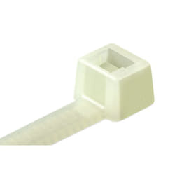 Hellermann Tyton 138-00133 fascetta Fascetta con inserimento in parallelo Poliammide Naturale 100 pz