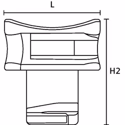 Hellermann Tyton 151-03245 supporto per fascette Nero Poliammide 25 pz - Vista aggiuntiva 5