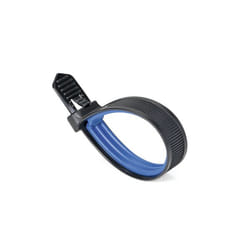 Hellermann Tyton 111-50000 fascetta Fascetta con inserimento in parallelo Poliammide, Elastomero Termoplastico (TPE) Nero, Blu 500 pz