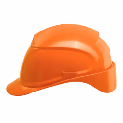 Uvex airwing B 9762, Polietilene ad alta intensità, Arancione, Unisex, 51-61 cm, EN 397