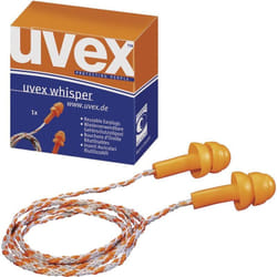 Uvex - 2111201 whisper Tappi per le orecchie 23 dB riutilizzabile 50 Paio/a