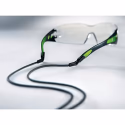 Uvex pheos Occhiali di sicurezza Poliossimetilene (POM), Elastomero Termoplastico (TPE) Nero, Verde - Vista aggiuntiva 4