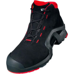Stivaletti antinfortunistici Uvex 1 S3 SRC ESD 85172 - 46 - Nero/Rosso