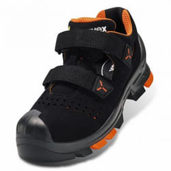 Uvex 65002 Unisex Adulto Nero, Arancione