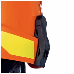 Uvex 9774237 casco di sicurezza Polietilene Nero, Arancione - Vista aggiuntiva 6