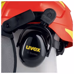 Uvex 9774238 casco di sicurezza Polietilene ad alta intensità Rosso, Giallo - Vista aggiuntiva 5