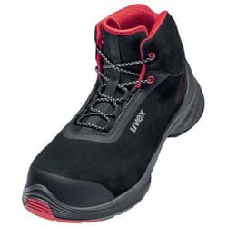 Uvex 68392 Unisex Adulto Nero, Rosso