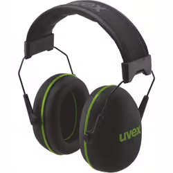 Uvex KX10, A Padiglione, Costruzione, Nero, Verde, 30 dB