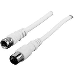 Preisner FS-KK300 cavo coassiale 3 m F Bianco