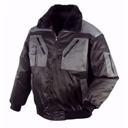 BIG Arbeitsschutz Piloten-Jacke OSLO, Giacca, Qualsiasi tipo, Grigio, S, Cina, Cotone, Poliestere