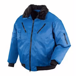 BIG Arbeitsschutz Piloten-Jacke OSLO, Giacca, Qualsiasi tipo, Blu, 3XL, Cina, Cotone, Poliestere