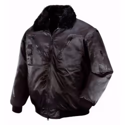 BIG Arbeitsschutz Piloten-Jacke OSLO, Giacca, Qualsiasi tipo, Nero, XXL, Cina, Cotone, Poliestere