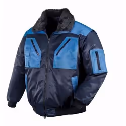 BIG Arbeitsschutz Piloten-Jacke OSLO, Giacca, Qualsiasi tipo, Blu, Blu marino, XXL, Cina, Cotone, Poliestere