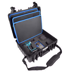 B&W Cases JET 5000 Nero, Blu Polipropilene (PP) - Vista aggiuntiva 5