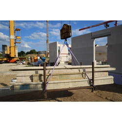 Braun - 10012HB - Cinghia di sollevamento 1000 kg, lunghezza 1 m, con passanti rinforzati, colore: Viola