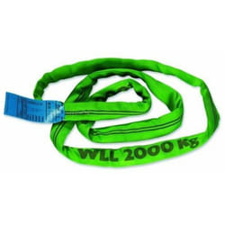 Braun - 20011RS - Cinghia circolare 2000 kg, portata 1 m, infinita con anima in poliestere, colore: Verde