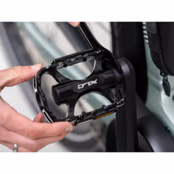 XLC 2501811000 pedale per bicicletta Nero, Arancione - Vista aggiuntiva 4