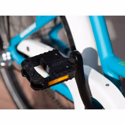 XLC 2501840500 pedale per bicicletta Nero, Arancione