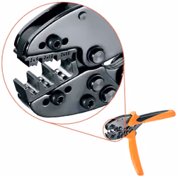 Weidmüller PZ ZH 16 Crimpatrice Nero, Arancione - Vista aggiuntiva 2