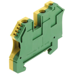 Weidmüller WPE 10/ZR morsettiera 1 Verde, Giallo