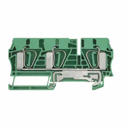 Weidmüller ZPE 6/3AN, Verde, Giallo, 6 mm², 90 mm, 31,21 g, 50 pz