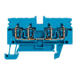 Weidmüller ZDU 2.5N/4AN BL contatto elettrico