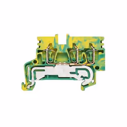 Weidmüller ZPE 2.5N/3AN, Verde, Giallo, 2,5 mm², 56,5 mm, 10,78 g, 50 pz