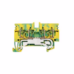 Weidmüller ZPE 2.5N/4AN, Verde, Giallo, 2,5 mm², 60 mm, 12,4 g, 50 pz