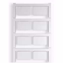 Weidmüller SM 27/18 K MC NE GR, Indicatori per morsettiera, 80 pz, Poliammide, Grigio, -40 - 100 °C, V2