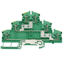 Weidmüller ZDLD 2.5-2N PE morsettiera Verde, Giallo