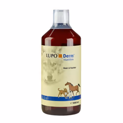 Luposan LUPO Derm, Cane, Liquido, Pelle e manto, Adulto, Omega-3, Omega-6, Bottiglia