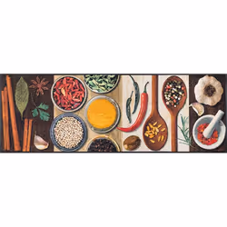wash+dry 078593, Zerbino decorativo, Interno, Rettangolare, Multicolore, Immagine, Gomma