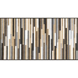 wash+dry Mikado Stripes Nature Zerbino decorativo Interno Rettangolare Multicolore